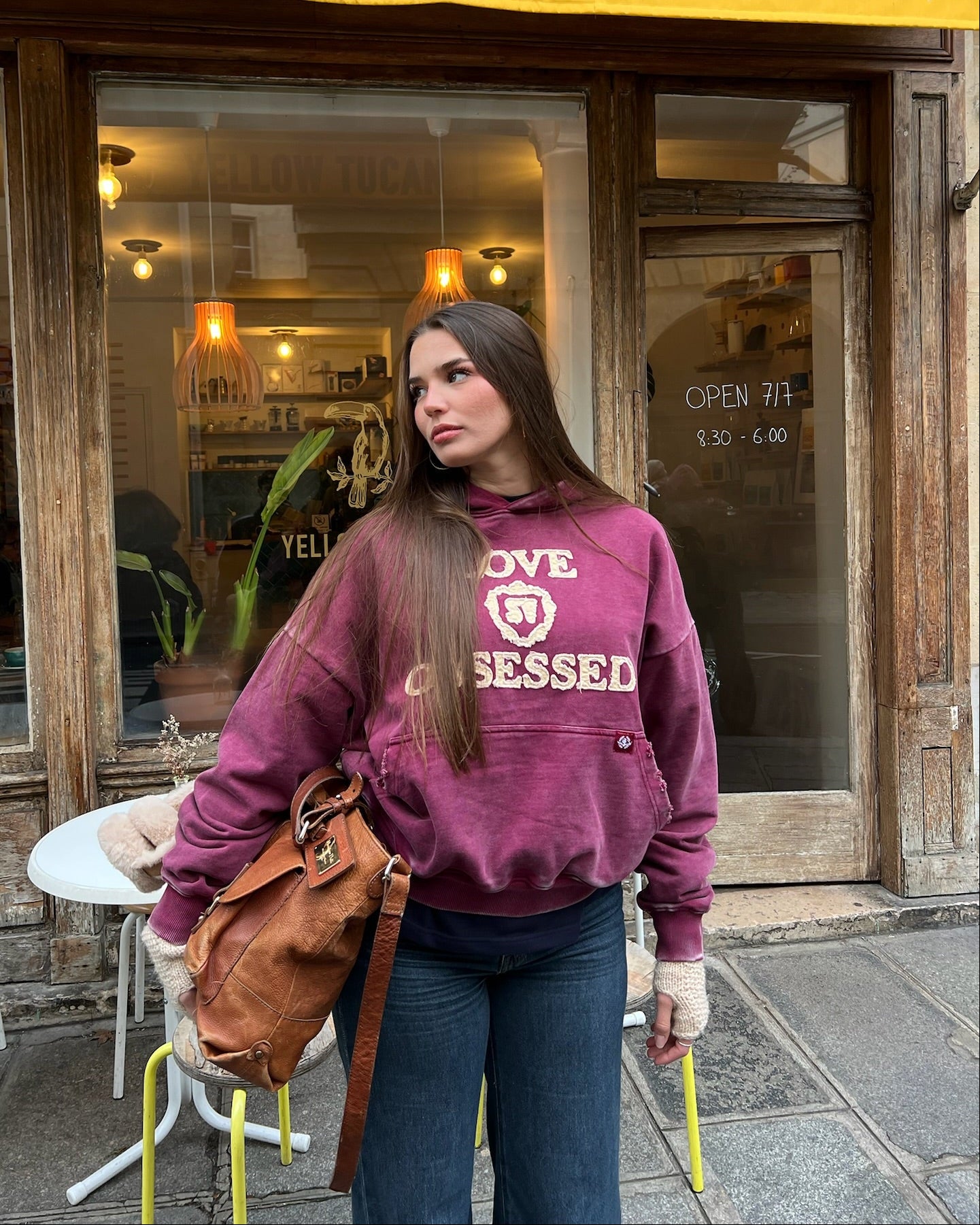 LES VIOLETTES HOODIE