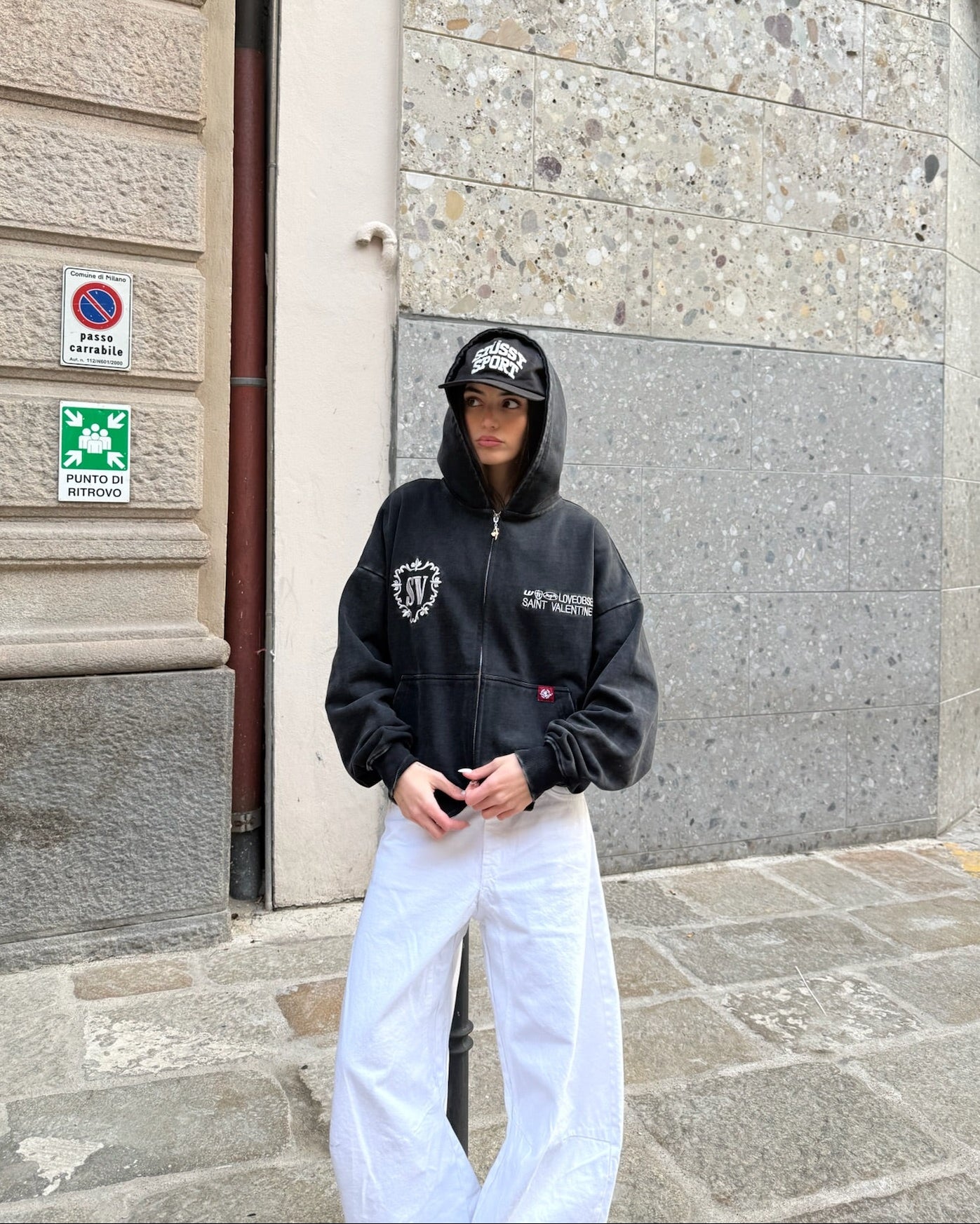 SV BLACK DOUBLE ZIP
