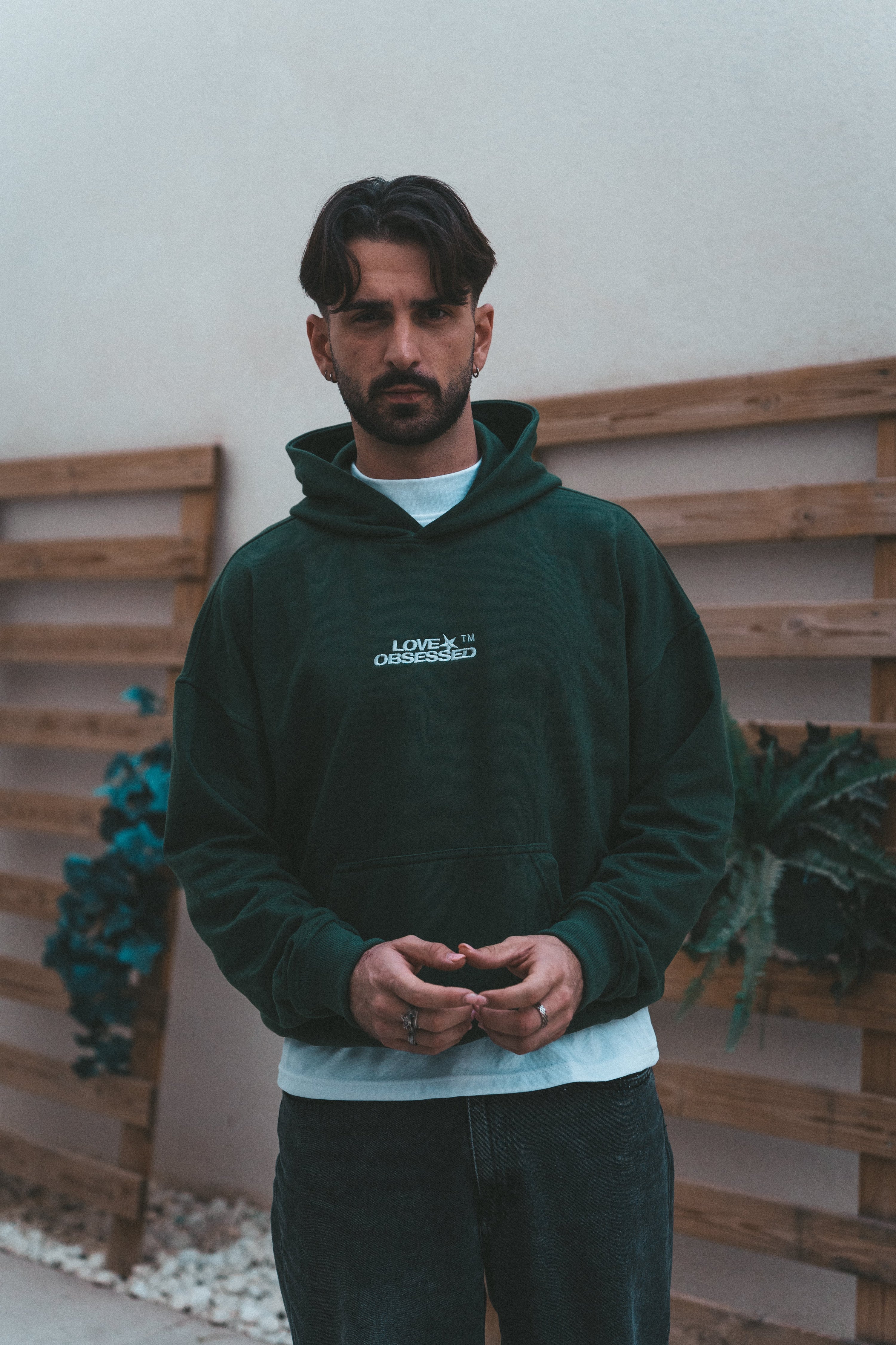 GREEN LOVE HOODIE