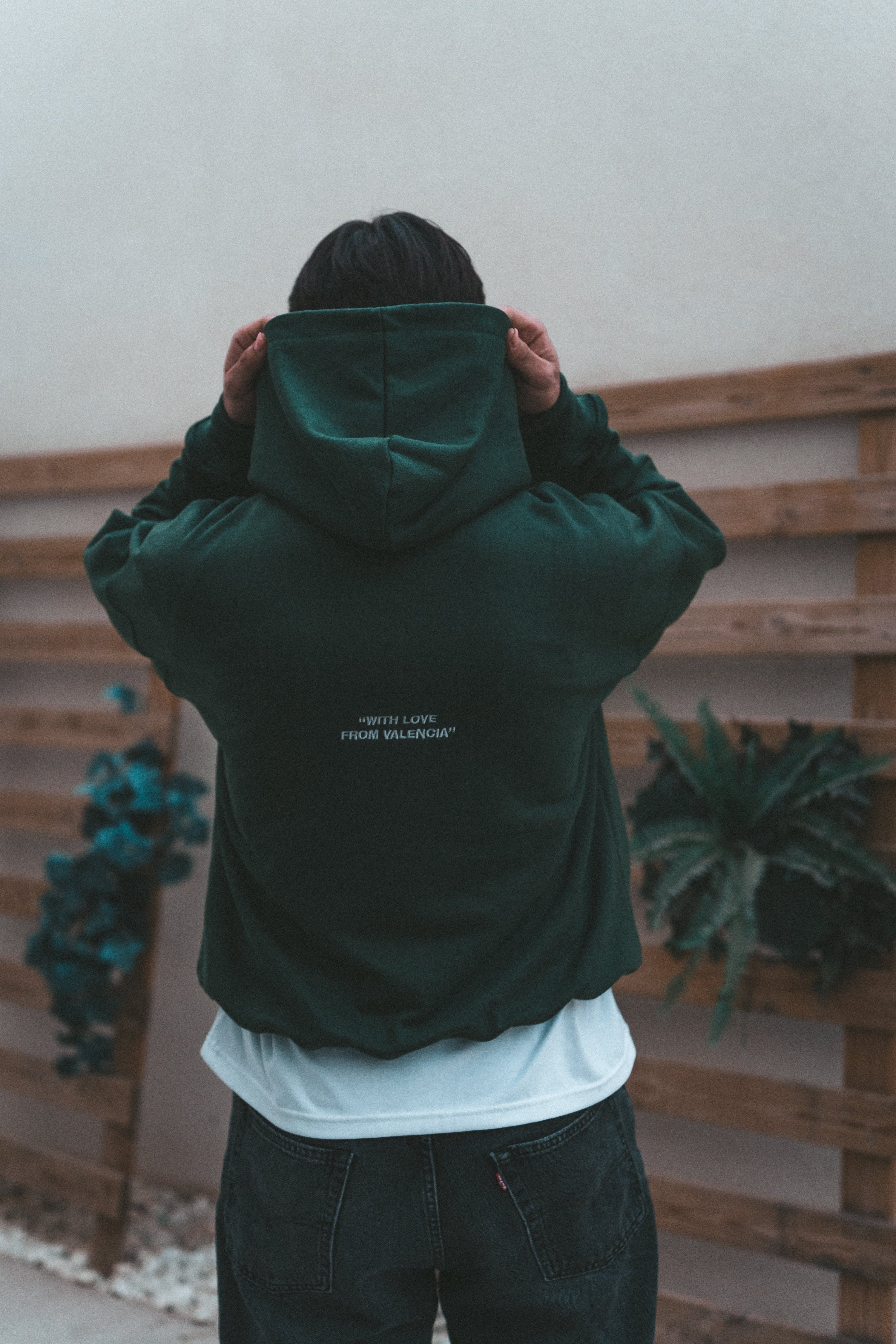 GREEN LOVE HOODIE
