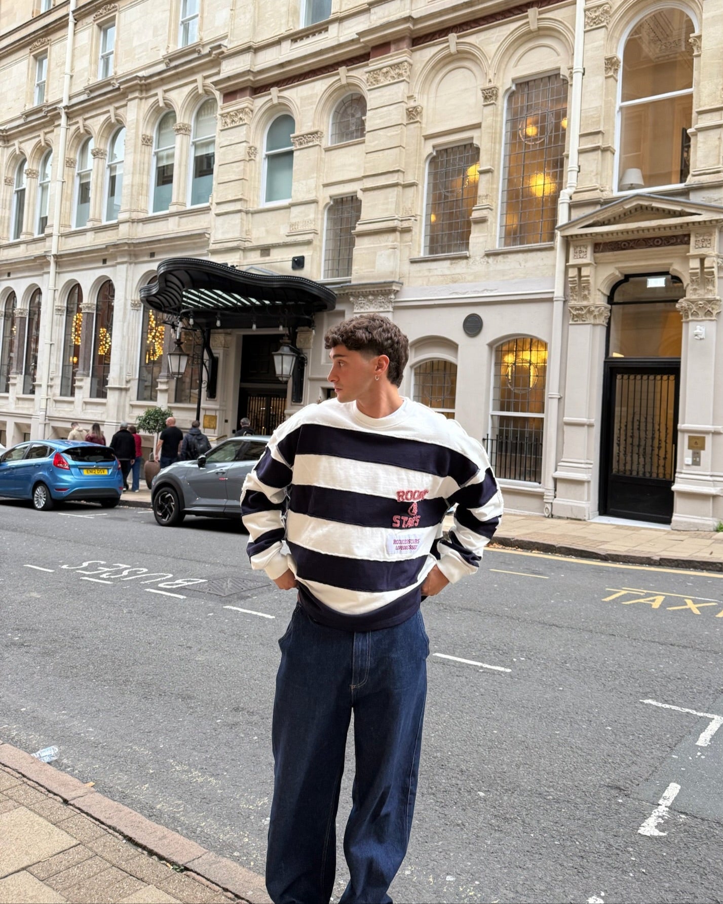 LES STRIPES CREWNECK