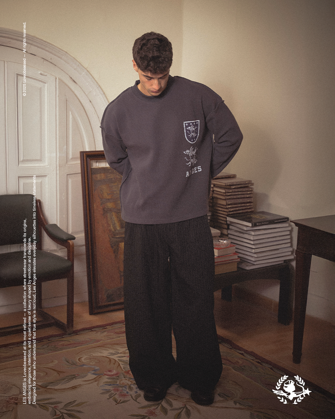 CASSÉ WAFFLE CREWNECK