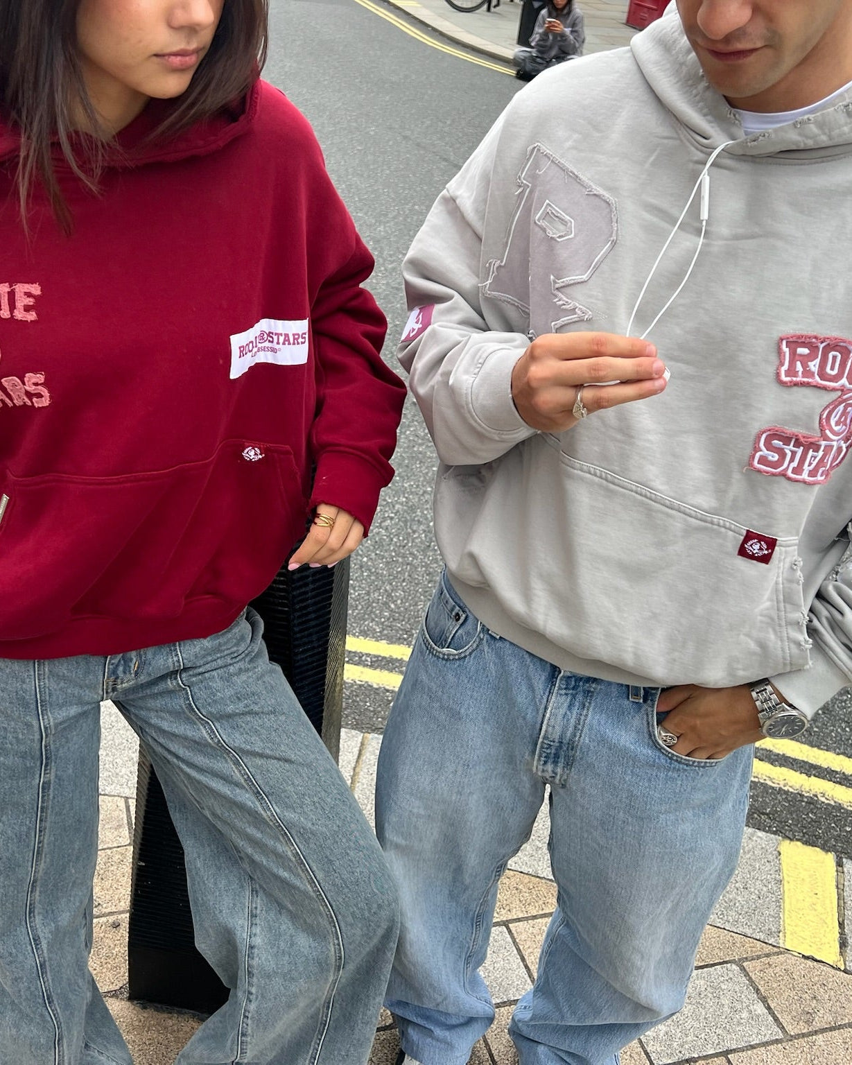 R-STAR GREY HOODIE