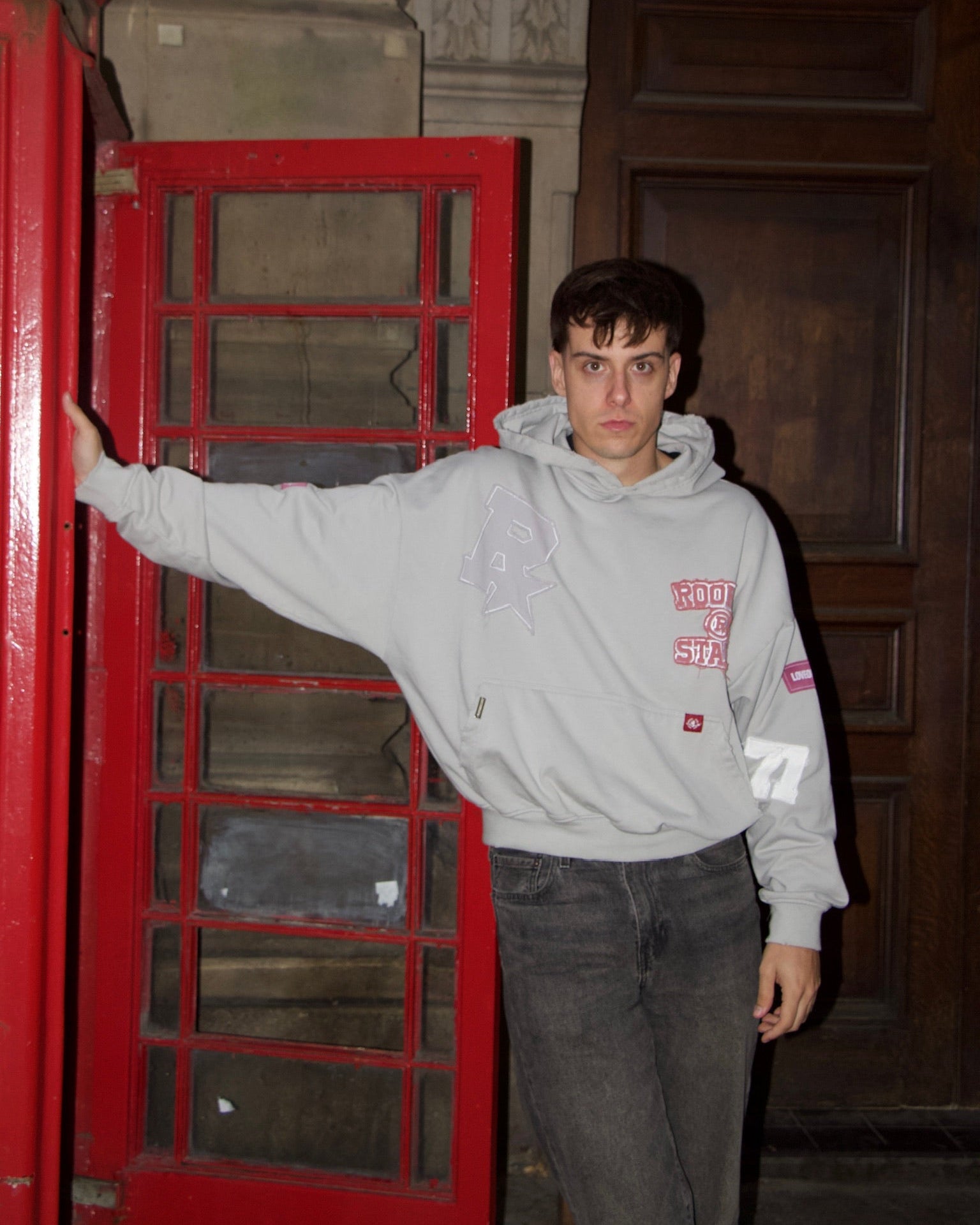 R-STAR GREY HOODIE