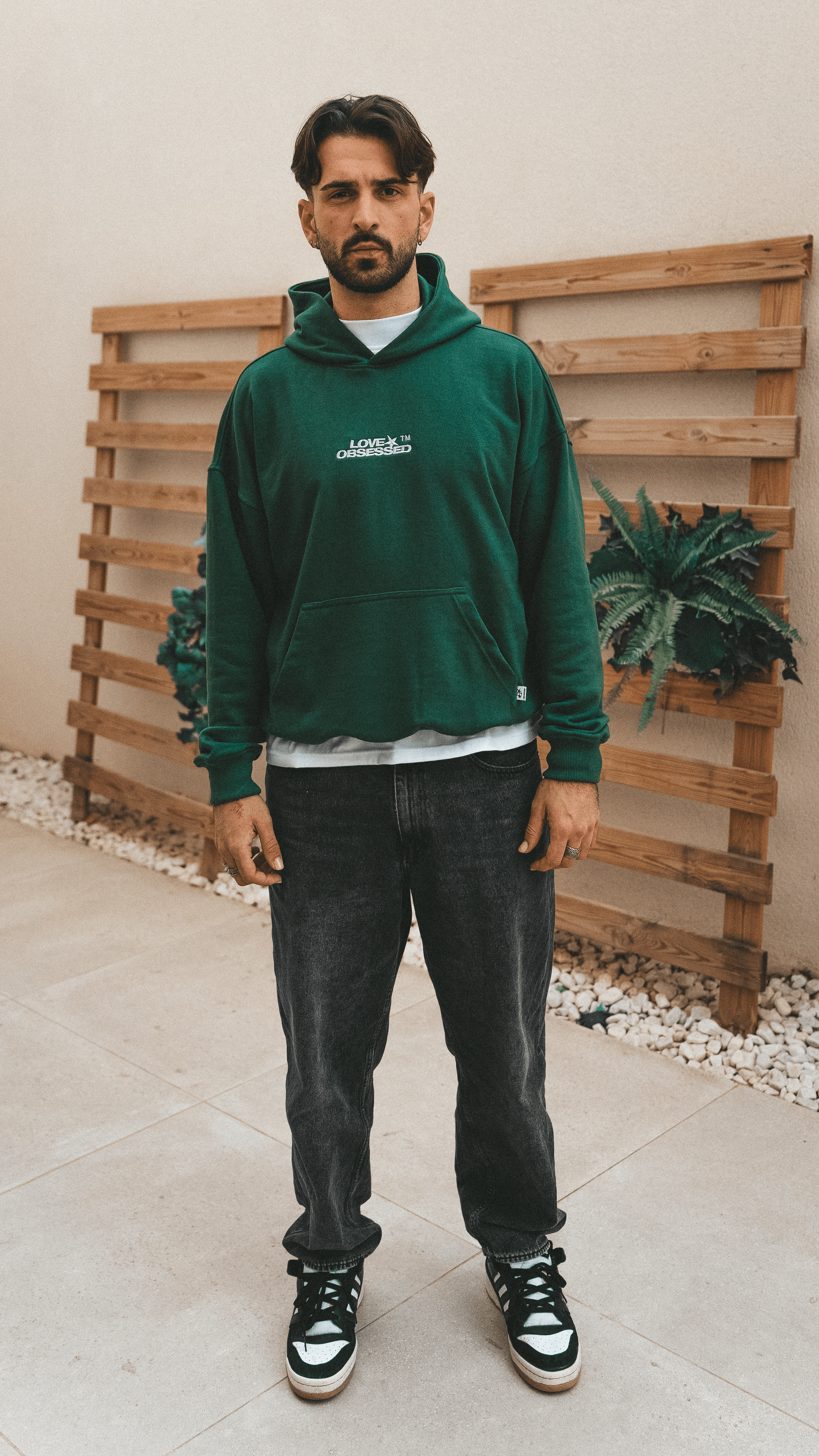 GREEN LOVE HOODIE