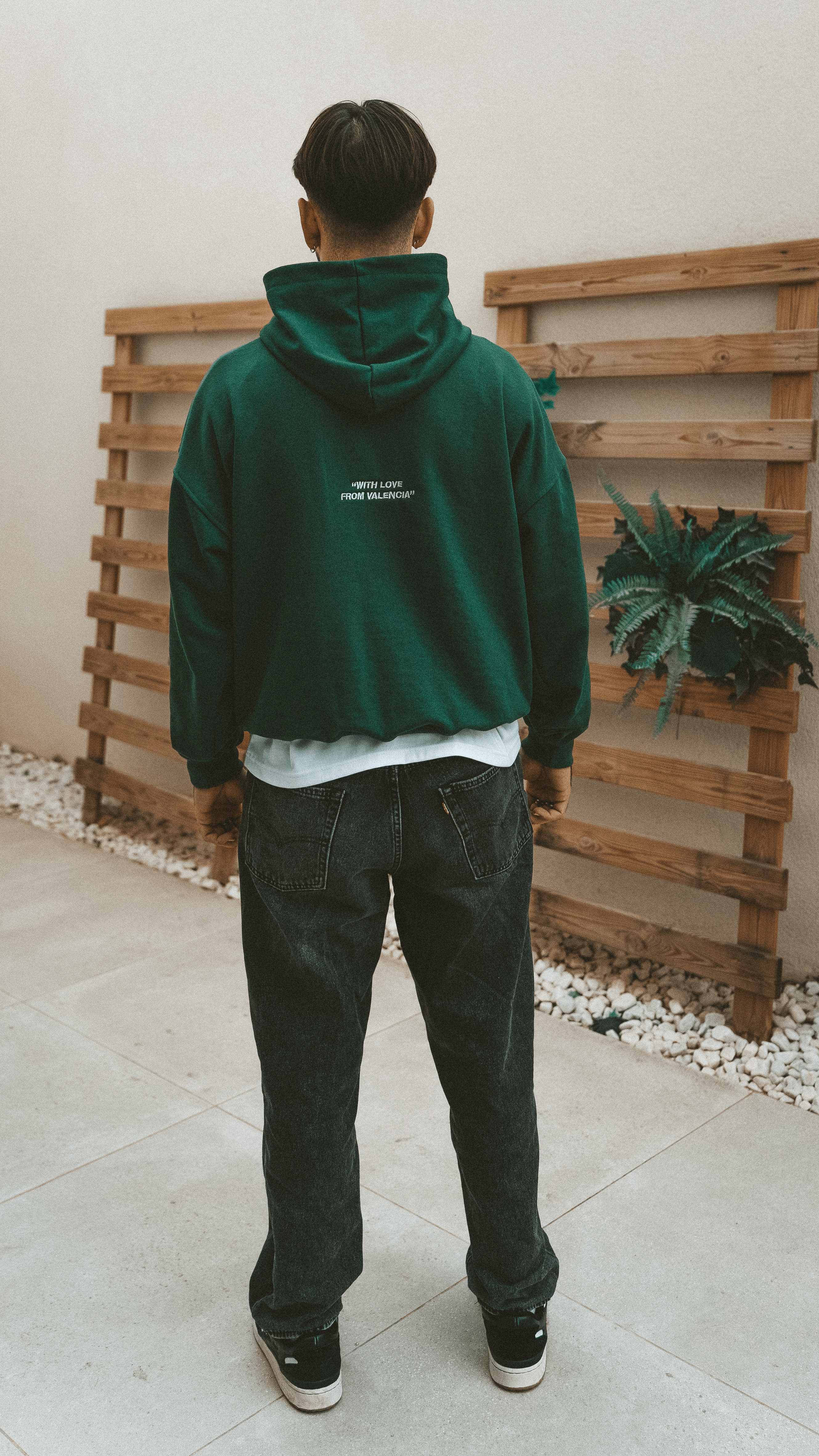 GREEN LOVE HOODIE