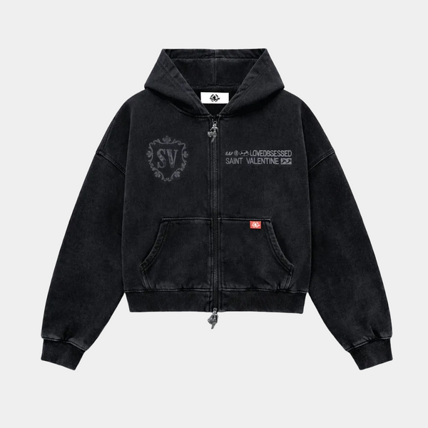 SV Black Double Zip - Zip streetwear hombre - LOVEOBSESSED Valencia